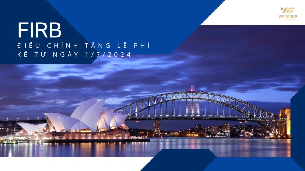 Tăng lệ phí FIRB bất động sản Úc