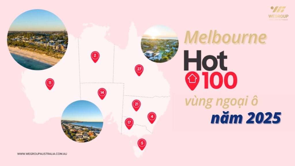Melbourne Hot 100 vùng ngoại ô nổi bật năm 2025
