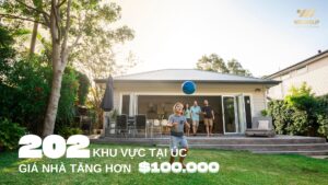 202 khu vực tại Úc giá nhà tăng hơn $100,000